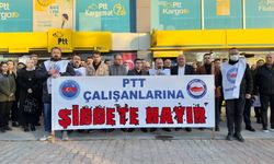PTT çalışanları şiddeti lanetledi