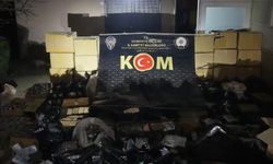 Kaçak sigara ele geçirildi