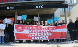 KFC ve Pizza Hut işçileri eylemde 
