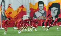 Galatasaray'da kupa  antrenmanı