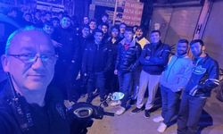 Polisten önce uyarı, sonra selfie