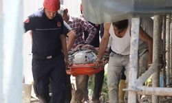 İnşaat işçisi villanın jeneratör odasına düşüp yaralandı