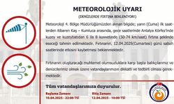 Meteoroloji uyardı!