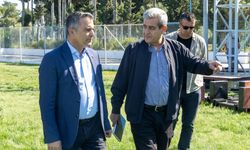 Başkan Kara, güreş hazırlıklarını inceledi