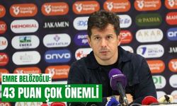 Belözoğlu: 43 puan çok önemli