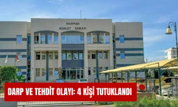 Darp ve tehdit olayı: 4 kişi tutuklandı
