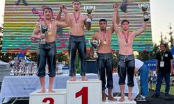 Güreşçiler Manavgat'ı gururlandırdı