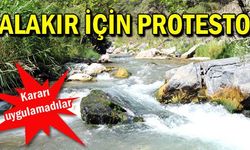 Alakır için protesto