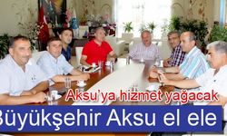 Büyükşehir Aksu el ele