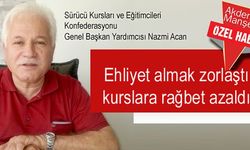 Ehliyet almak zorlaştı kurslara rağbet azaldı
