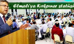 Elmalı’ya Kırkpınar statüsü