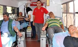 Kızılay kan bağışı topladı