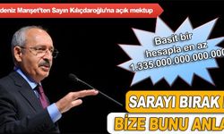 Sarayı bırak da  bize bunu anlat