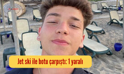 Jet ski ile botu çarpıştı: 1 yaralı