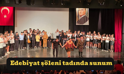 Edebiyat şöleni tadında sunum