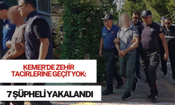Kemer’de zehir tacirlerine geçit yok: 7 şüpheli yakalandı