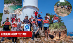 Memurlar doğada stres attı