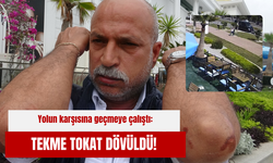 Yolun karşısına geçmeye çalıştı: Tekme tokat dövüldü!