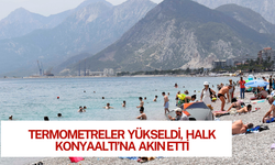 Termometreler yükseldi, halk Konyaaltı’na akın etti