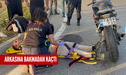 Arkasına bakmadan kaçtı