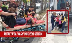 Antalya'da 'kask' mucizeyi getirdi