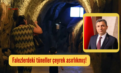 Falezlerdeki tüneller çeyrek asırlıkmış!