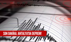 Son dakika: Antalya'da deprem!