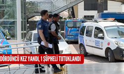 Dördüncü kez yandı, 1 şüpheli tutuklandı