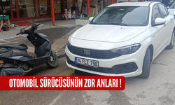 Otomobil sürücüsünün zor anları