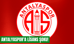 Antalyaspor’a lisans şoku!