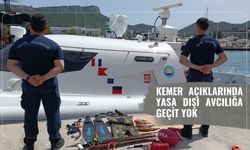 Kemer açıklarında yasa dışı avcılığa geçit yok