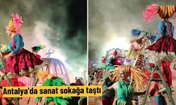 Antalya'da sanat sokağa taştı