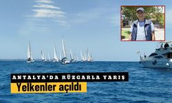 Antalya’da rüzgarla yarış: Yelkenler açıldı