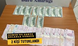 Kemer’de sahte dolarla vurgun: 2 kişi tutuklandı
