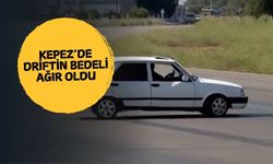 Kepez'de driftin bedeli ağır oldu