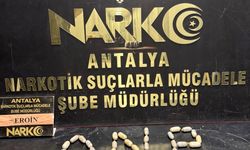 35 kapsül eroin yuttu!