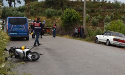 Otomobille çarpışan motosikletli öldü