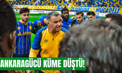 Ankaragücü küme düştü! Gözyaşları sel oldu