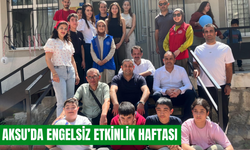 Aksu’da engelsiz etkinlik haftası