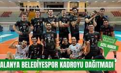 Alanya Belediyespor kadroyu dağıtmadı