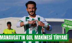 Manavgat Belediyespor'un gol makinesi Tugay Tiryaki