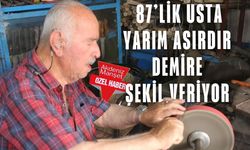 87’lik usta yarım asırdır demire şekil veriyor