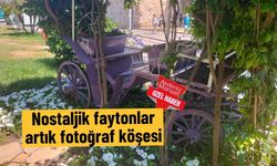 Nostaljik faytonlar artık fotoğraf köşesi