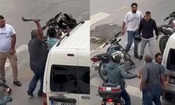 Trafikte budama bıçağı çekti ehliyeti alındı
