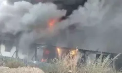 Muğla'da konteyner yangını büyüdü, hasar büyük