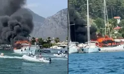 Marina’da yangın