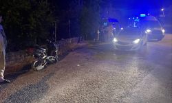 Can pazarı! Motosiklet ile otomobil çarpıştı