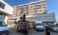 İş merkezinde klima yangını paniği