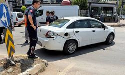 İtfaiye ile otomobil çarpıştı: 1 yaralı
