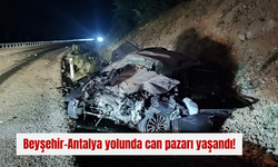 Beyşehir-Antalya yolunda can pazarı yaşandı!